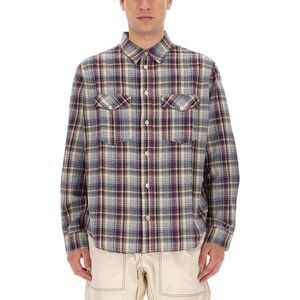 ISABEL MARANT Plaid Flannel Long Sleeve Shirt Men MULTICOLOUR Shirts